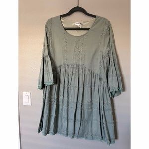 Paisley Vine Boho Tunic Dress